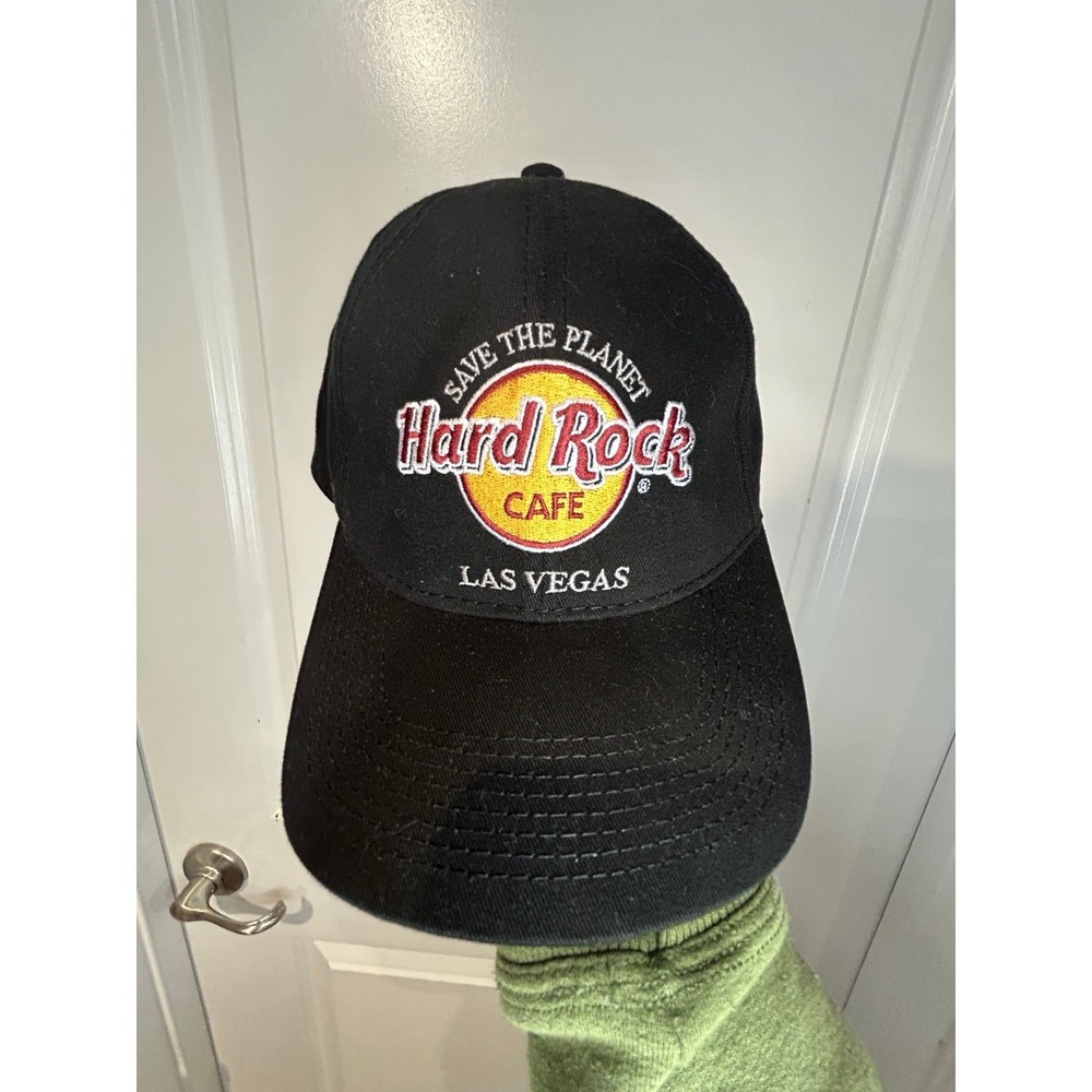 Vintage Y2k Hardrock Cafe Save‎ The Planet Embroidered Adjustable Hat
